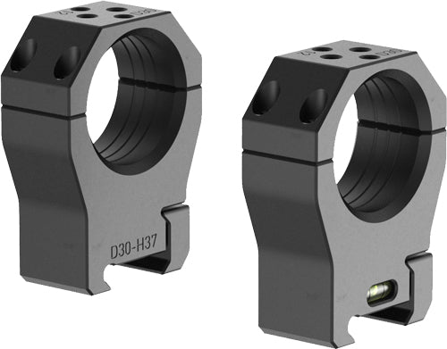 AUDERE SCOPE RINGS PSR 30MM GEN III W/LEVEL HIGH BLACK