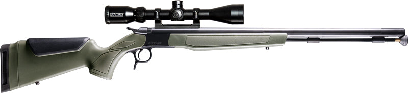 CVA OPTIMA 50 CAL 26" W/3-9X40 BLACK/GREEN