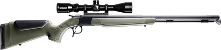 CVA OPTIMA 50 CAL 26" W/3-9X40 BLACK/GREEN