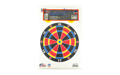 Pro-Shot Products Splatter Shot, Game Series, Dart Board, 12"x18", 8 Pack, Multi Color GS-DART-8PK