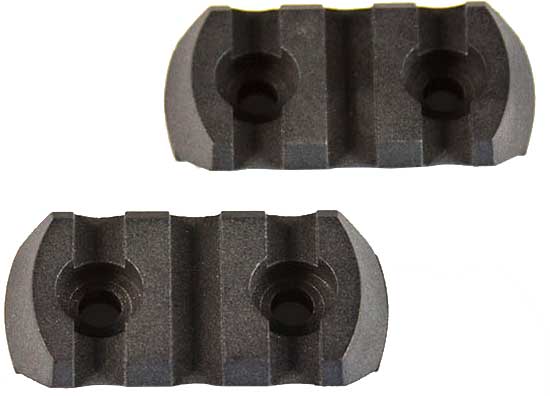 J&E POLYMER MLOK RAIL 1.5" 3-SLOT 2PK