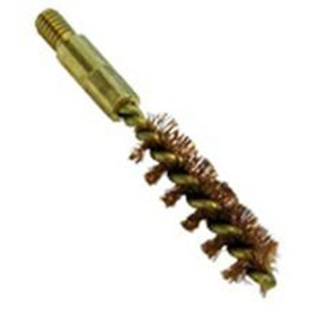 Pro-Shot Benchrest Brass Core/Bronze Bristle Pistol Bore Brush (5/40 Thread) .25 cal