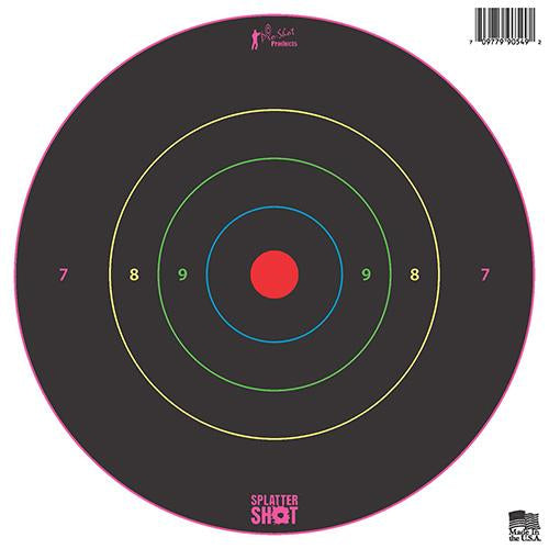 Pro-Shot 8" Bullseye Multi-Color Rings on Heavy Tag Paper 6/ct