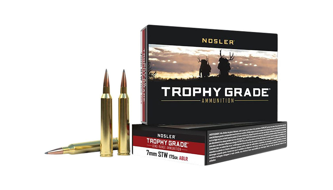 Nosler 7mm STW Trophy Grade 175gr PolyTip Ammo