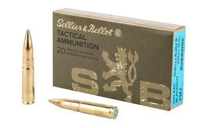 Sellier & Bellot .300 AAC Blackout 200gr Subsonic FMJ Ammo