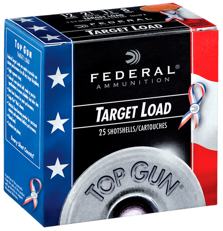 Federal Top Gun Target Load Patriot Edition 12 Gauge 2.75'' 1 1/8 oz #8 Shot