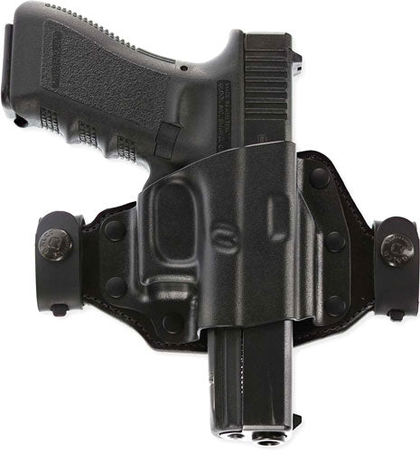 GALCO QUICK SLIDE BELT HOLSTER RH HYBRID S&W M&P 9/40 BLACK<