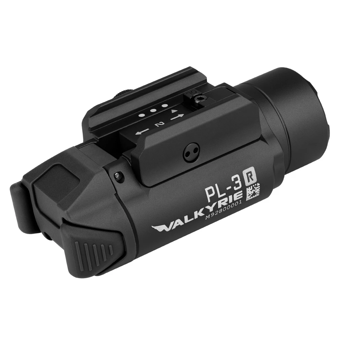 Olightstore Usa Inc PL3RBK PL-3R Valkyrie Black Anodized 300/600/1,000/1,500 Lumens White LED
