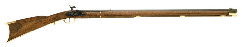 Traditions P1060 Kentucky Pistol Single Shot 50 Cal Percussion 10"" Color Case Hardened Frame Blued Barrel Walnut Grip