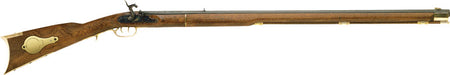 Traditions R2040 Deluxe Kentucky Rifle 50 Cal Percussion 33.50"" Blued Barrel Hardwood Stock Double Set Trigger