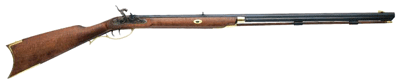 TRADITIONS CROCKETT RIFLE 32 CAL 32" PERCUSSION BLUED/HRDWD