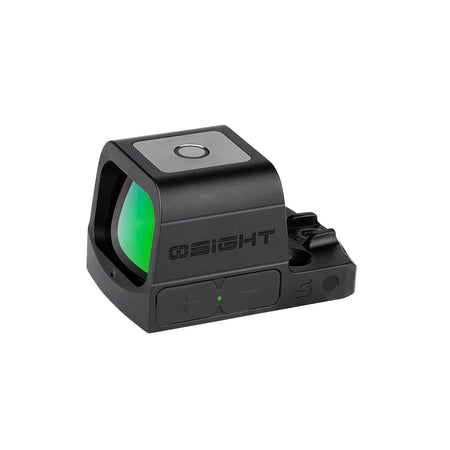 Osight S Black Anodized 1x Multi-Reticle Red Dot Sight 2 MOA Dot 32 MOA Circle RMSc Footprint
