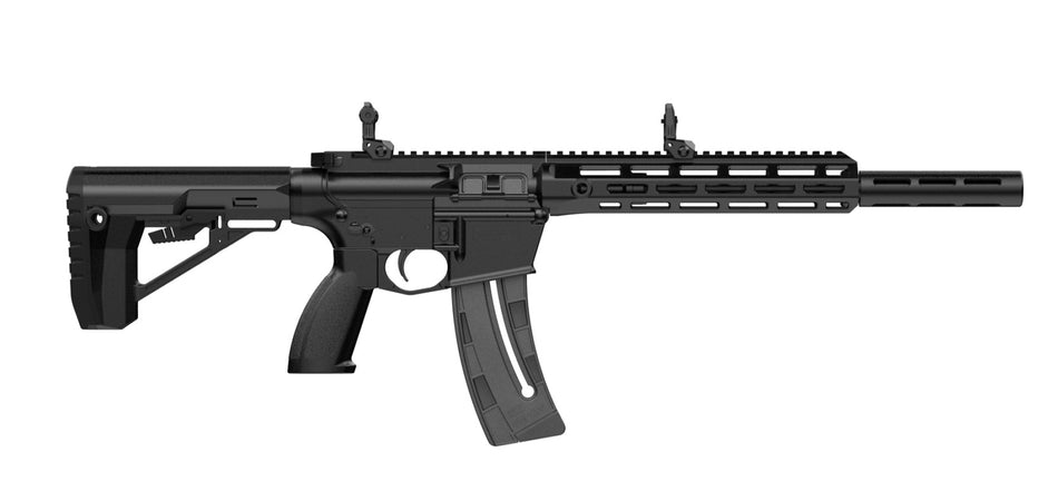 RA22 RIFLE POLY 22LR BLK 16.5" RA1522-BLK-POLYMLOK