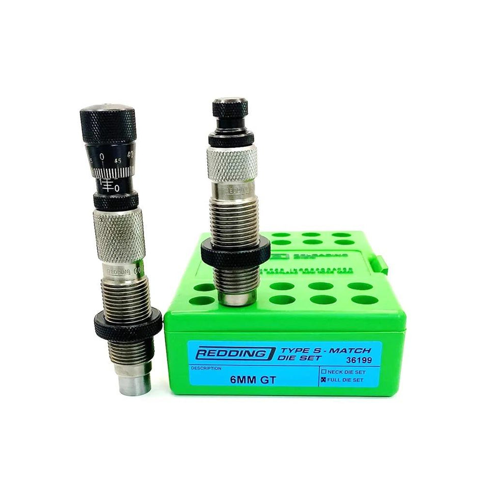 Redding 6mm GT Type S-Match Full Die Set