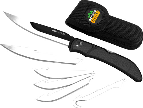 OUTDOOR EDGE RAZOR BONE 6-BLD COMBO SET GRAY BLISTER PACK