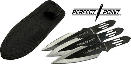 MC PERFECT POINT 6.5" SPEAR POINT THROWING KNIVES 3-PACK