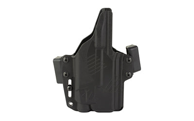 Raven Concealment Systems Perun LC OWB Holster, 1.5", Fits Glock 19 with TLR-7, Ambidextrous, Black, Nylon/Polymer PXG19TLR7A
