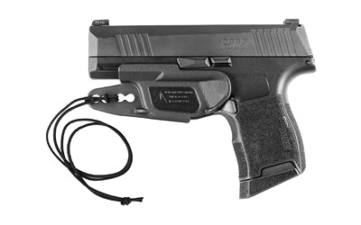 Raven Concealment Systems Vanguard, Inside Waistband Holster, Fits Sig P365/P365X/P365XL, Polymer, Black, Ambidextrous, Lanyard VG2P365BKLAN