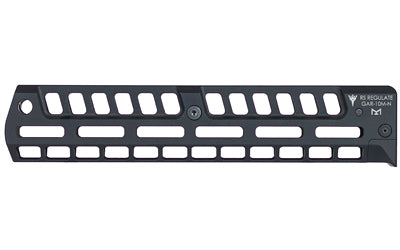 RS Regulate GAR-10M-N, 10" Handguard, M-LOK, Fits Twin Bolt Galil ACE Rifle, Anodized Finish, Black, Not Compatible with Pistol or Rifle-Length Single Long Cross-Bolt Handguards GAR-10M-N