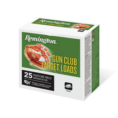 Remington Gun Club Target Load 12 Gauge 2.75" 1 oz #8 Shot