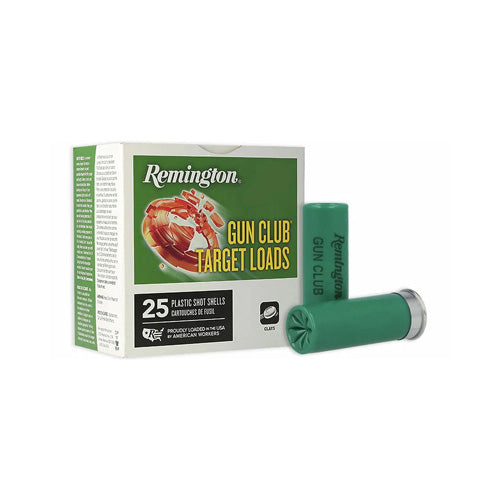 Remington Gun Club Target Load 12 Gauge 2 3/4" 1 1/8 oz #8 Shot