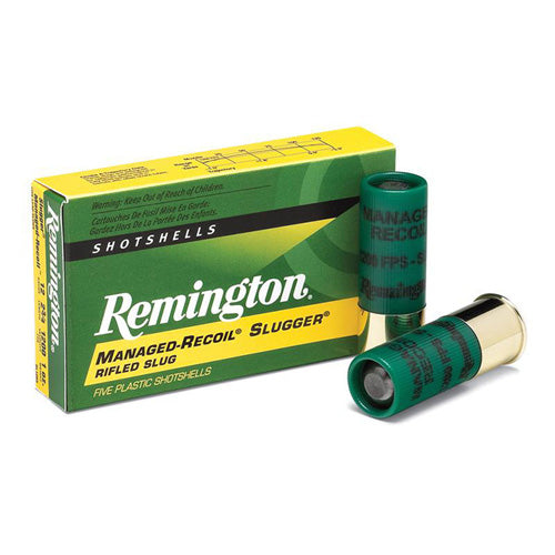 Remington Slugger Managed-Recoil 12 Gauge 2 3/4" 1 oz Rifled Slug