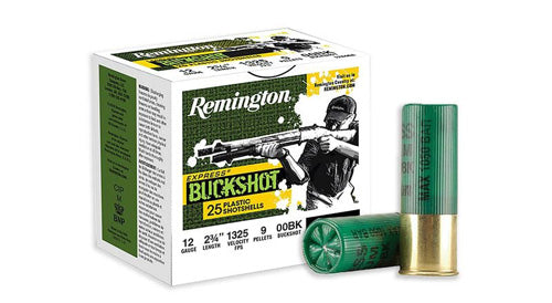 Remington Express 9 Pellets 12 Gauge 2.75 in 1-1/8 oz 00 Buck