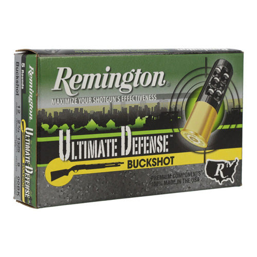 Remington Ultimate Defense 9 Pellets 12 Gauge 2.75 in 1-1/8 oz 00 Buck