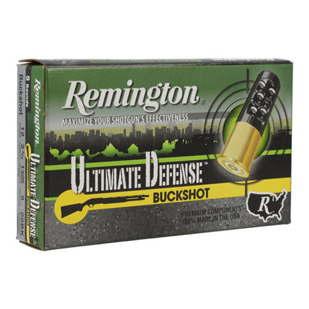 Remington Ultimate Defense 9 Pellets 12 Gauge 2.75 in 1-1/8 oz 00 Buck