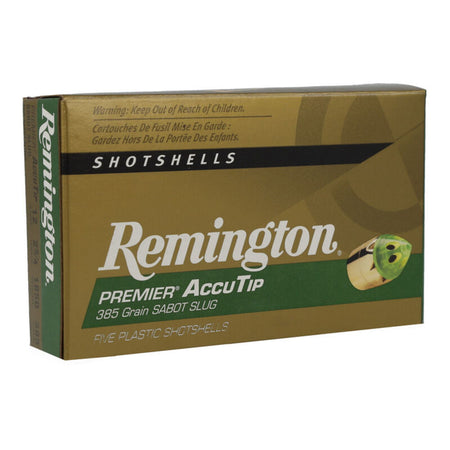 Remington 20727 Premier AccuTip Hunting 12 Gauge 2-3/4 385 385Gr 1850 fps