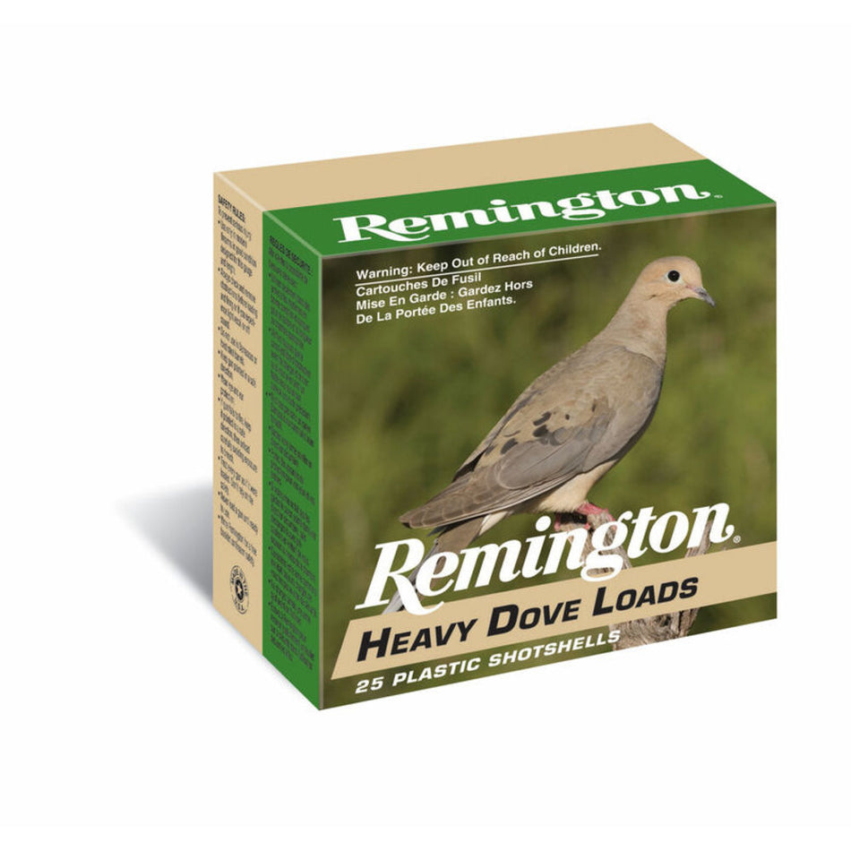 Remington Heavy Dove Loads Upland 20 Gauge 2.75 in 1 oz #8