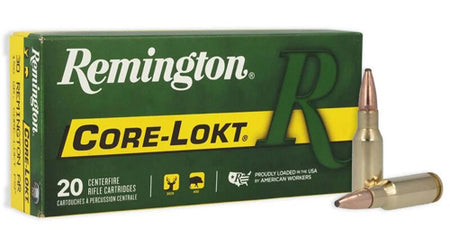 Remington .30 Remington AR Core-Lokt 150gr JSP Ammo