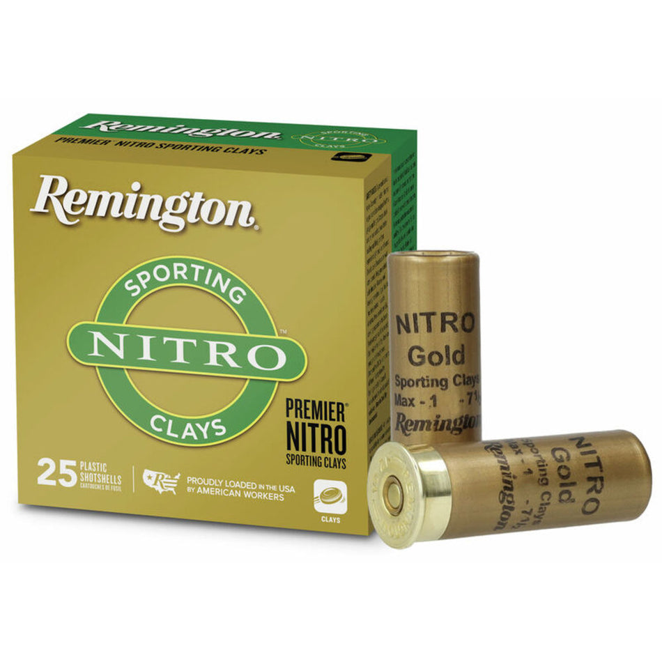 Remington Premier Nitro Gold Sporting Clay 12 Gauge 2.75 in 1 oz #7.5