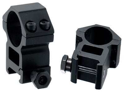 UTG RINGS 1" HIGH PROFILE MATTE BLACK PICATINNY/WEAVER