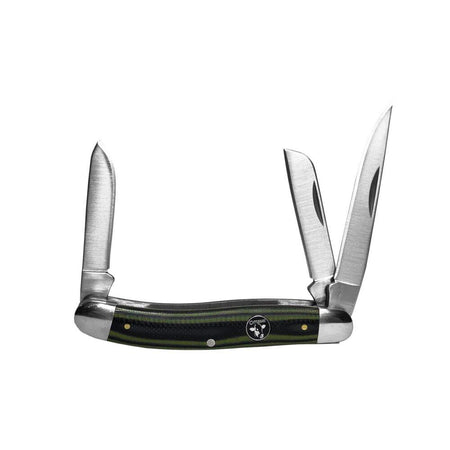 ABKT Cattleman Stockman Cowhand Series Knife 3 Blades Green