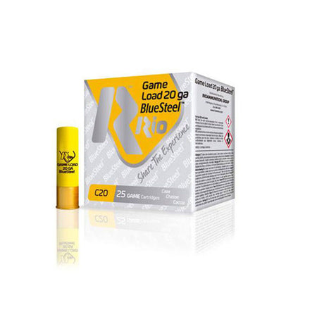 Rio Ammunition Game Load BlueSteel 20 Gauge 2.75 in 7/8 oz #4