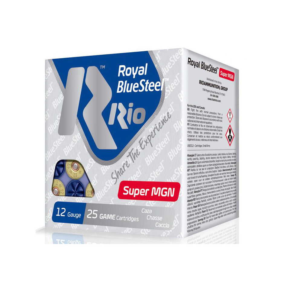 Rio Ammunition Royal BlueSteel Super Magnum 12 Gauge 3.5 in 1-3/8 oz BB