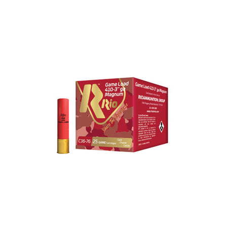 Rio Ammunition Game Load Heavy Field .410 Bore 3 in 11/16 oz #8