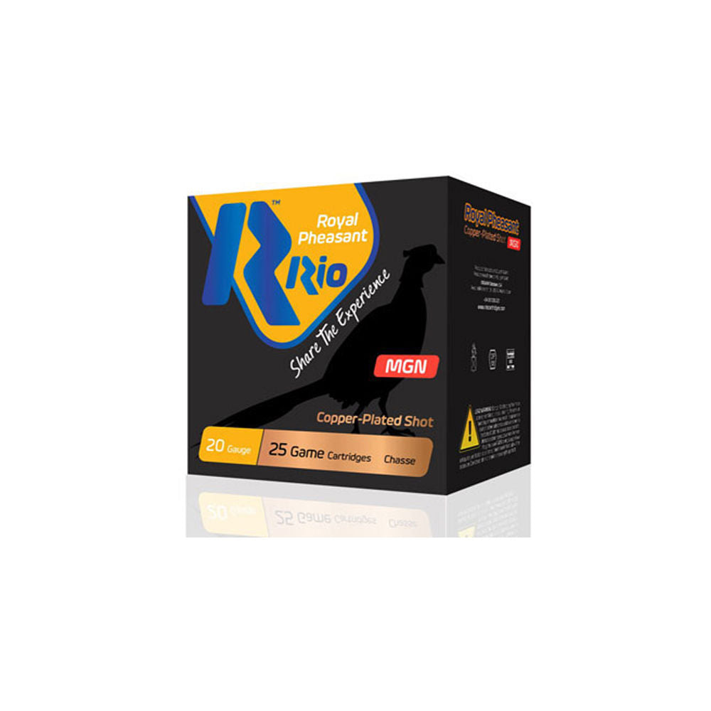 Rio Ammunition Royal Pheasant Copper MGN 20 Gauge 3 in 1-1/4 oz #5