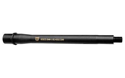 Rosco Manufacturing M4, Barrel, 9MM, 10.5", Fits AR-9, Nitride Finish, Black BL-105-M4-9MM-10