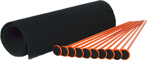 GSS SMALL RIFLE ROD KIT 10 ORG RIFLE RODS .22 CAL 19"X15"
