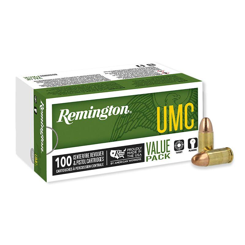 Remington 9mm Luger / Parabellum UMC Value Pack 115gr FMJ Ammo