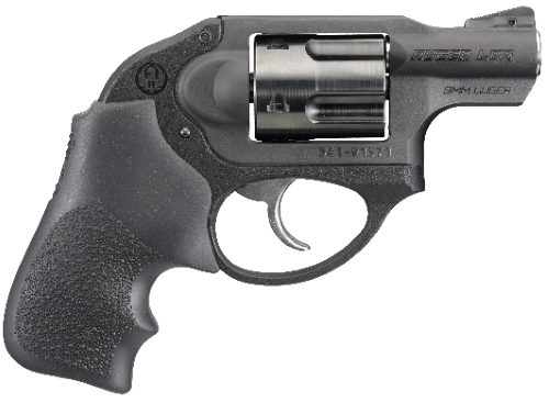 Ruger 5456 LCR Small Frame 9mm Luger 5rd 1.87" Matte Black Steel Barrel, Black PVD Cylinder, Matte Black Stainless Steel Frame, Black Hogue Tamer Monogrip, Concealed Hammer