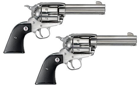 Ruger 5133 Vaquero SASS 357 Mag 6rd 4.62" High Gloss Barrel, Cylinder & Frame, Black Checkered Polymer Grip, Transfer Bar Safety, Montado Hammer (1 of 2)