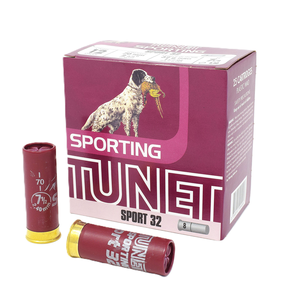 Tunet Sporting Sport 32 12 Gauge 2 3/4" 1 1/7 oz #7.5 Shot