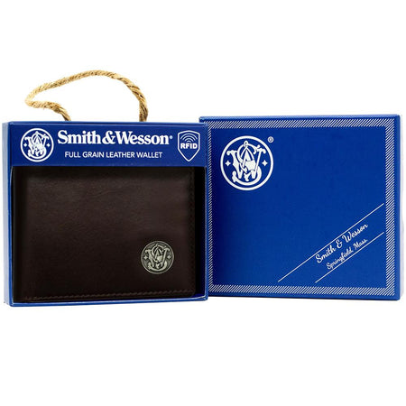 Cameleon Smith & Wesson Bifold Wallet Brown