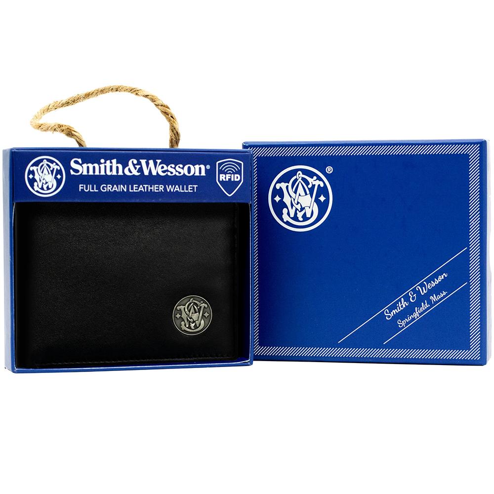 Cameleon Smith & Wesson Front Pocket Wallet Black
