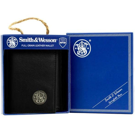 Cameleon Smith & Wesson Tri-Fold Wallet Black