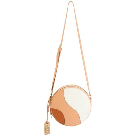 Cameleon Calico Clara Concealed Carry Purse Tan