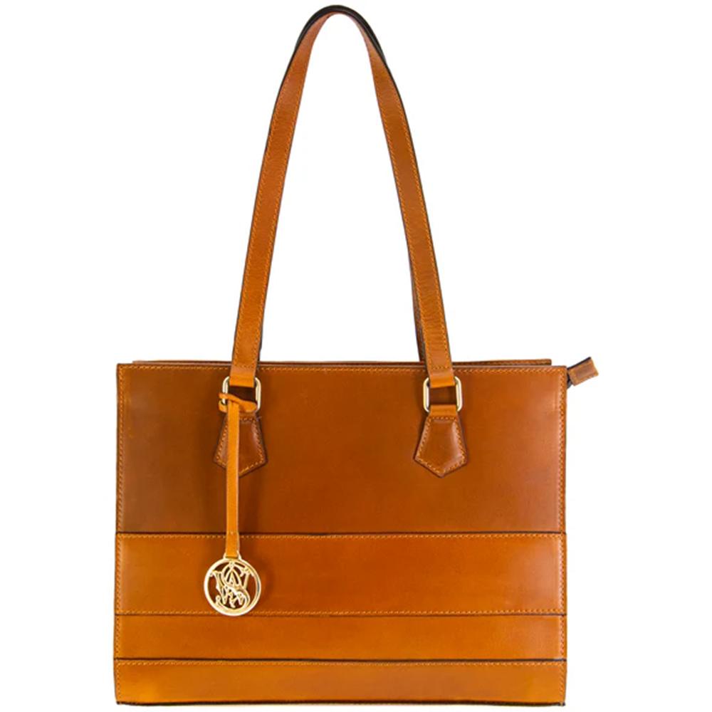 Cameleon S&W Structured Handbag Concealed Carry Purse Tan